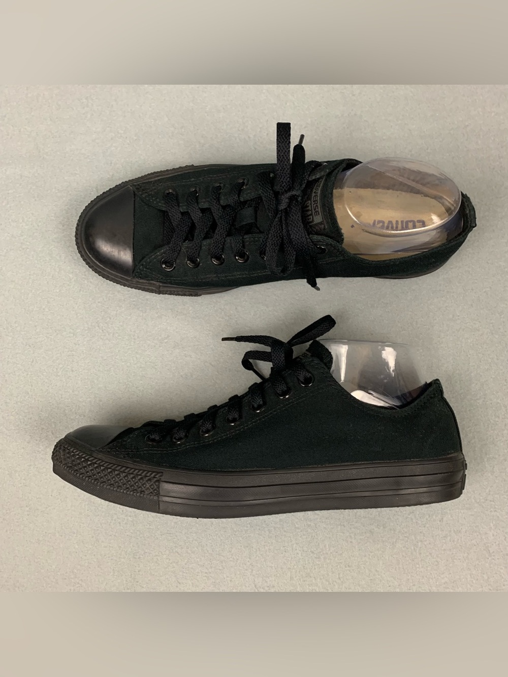 Converse Shoe Mens 9 Womens 11 Black Chuck Taylor All Star Canvas Casual Sneaker